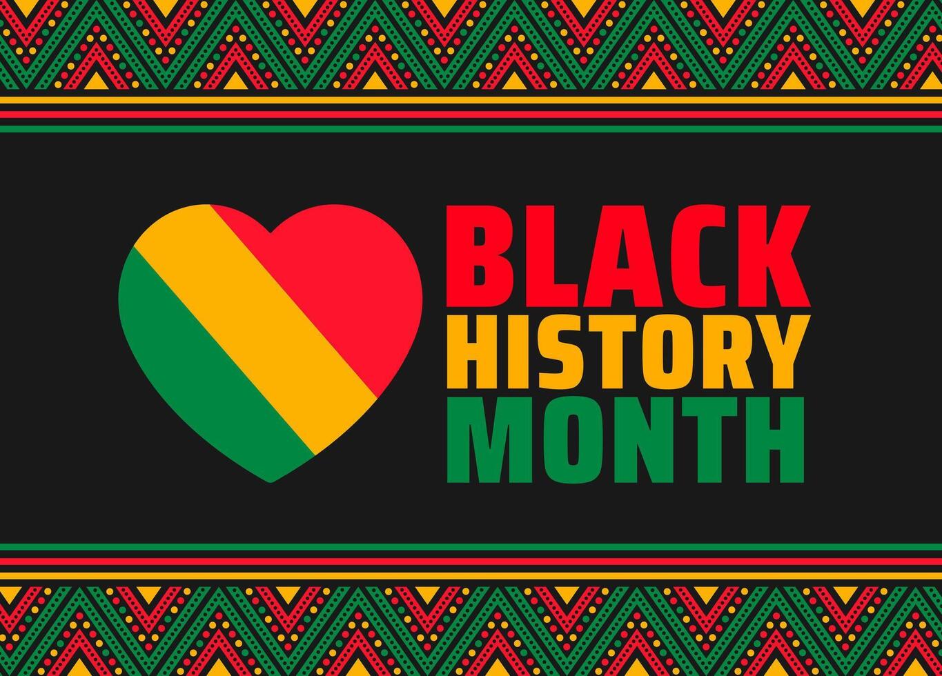 black history month background. black history month 2025 background. vector