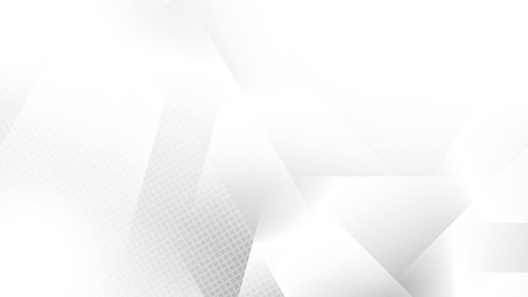 Abstract white and gray color, modern design stripes background with geometric shape and net pattern. illustration. vector