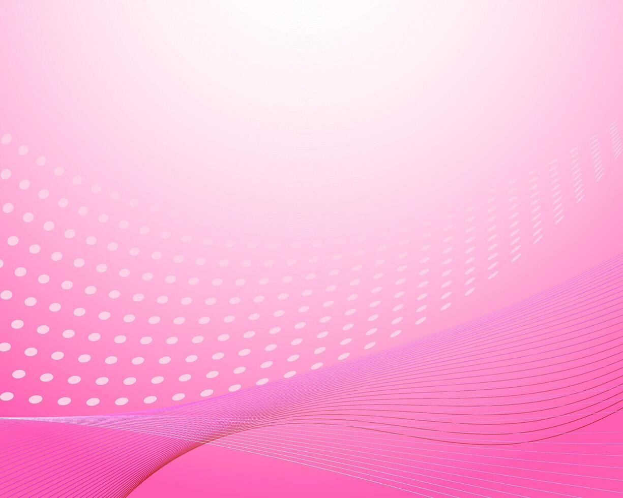 Abstract white and pink color, modern design stripes background with curve lines and dot pattern. illustration. vector
