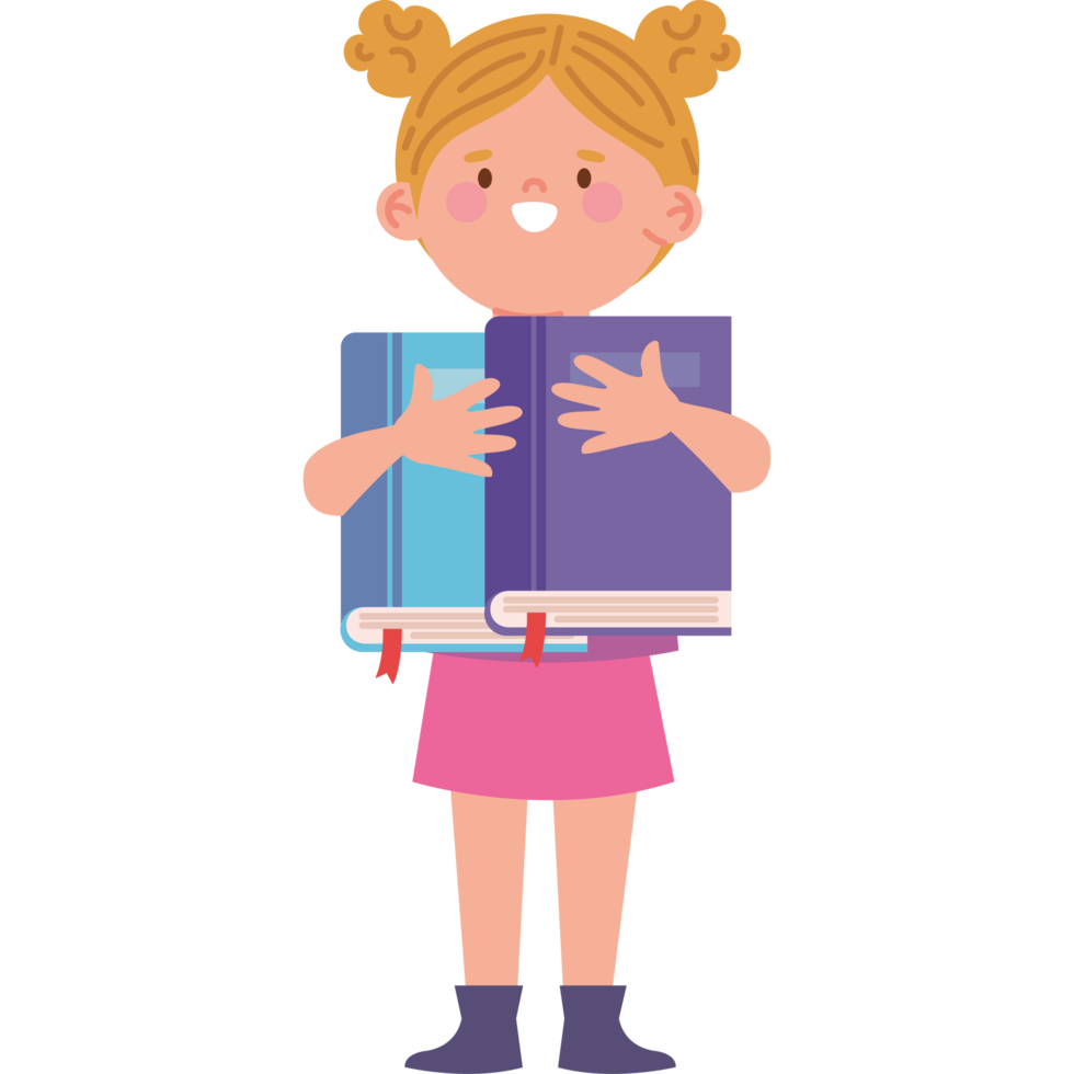 reader girl character png