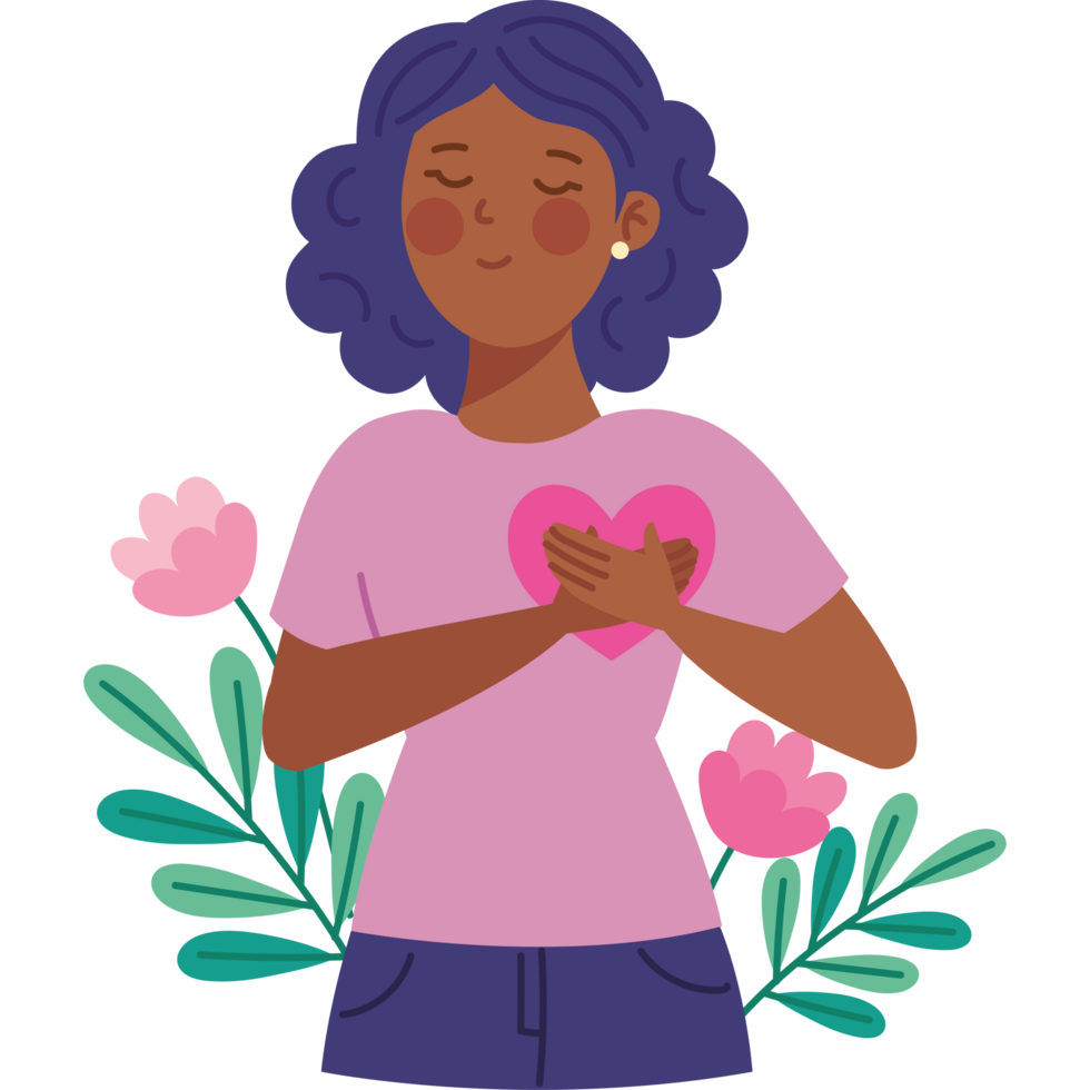 woman for breast cancer awareness png