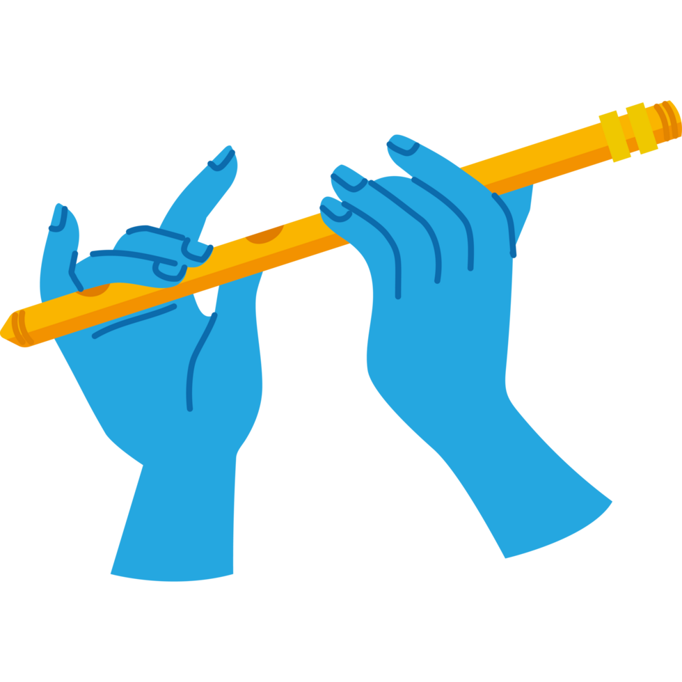 krishna hands with flute png