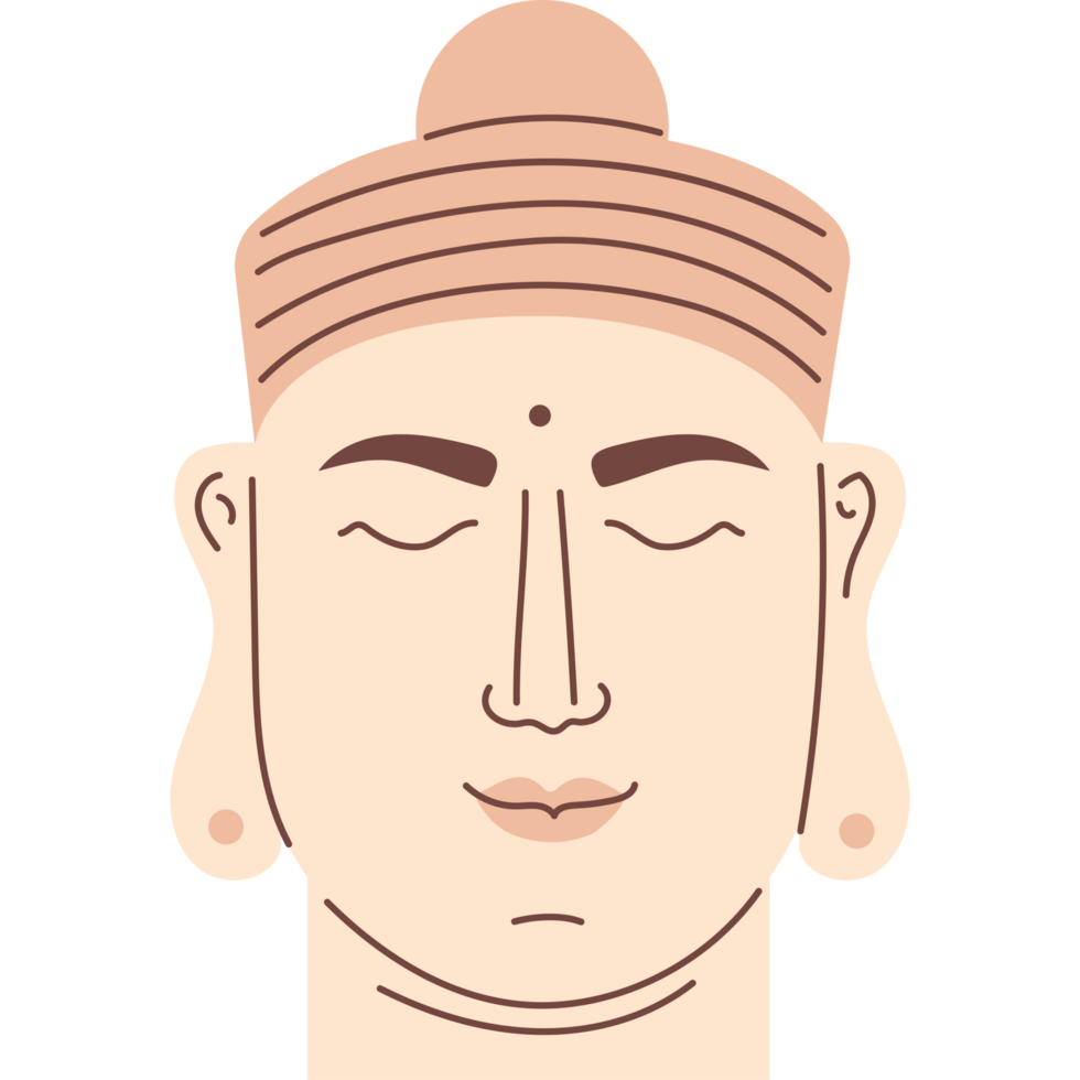 buddha face statue png