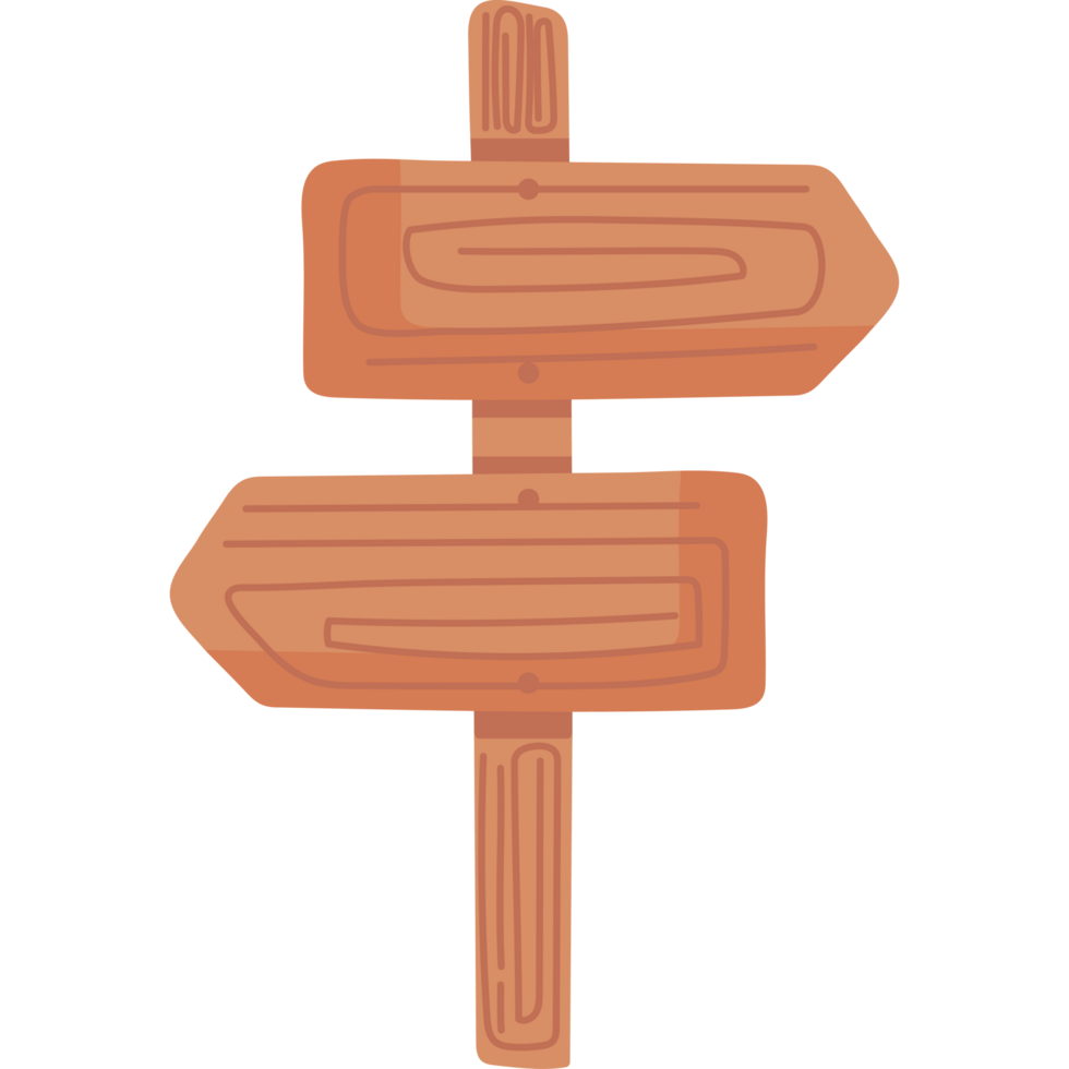 wood guide post camping png