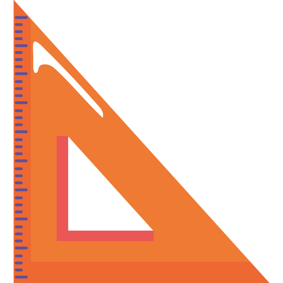 school triangle ruler education png