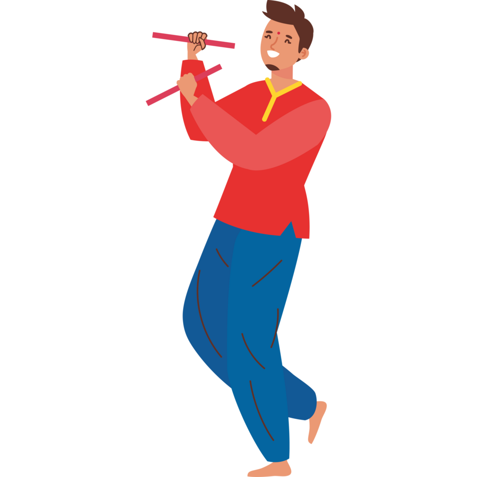 hindu adult man dancer png