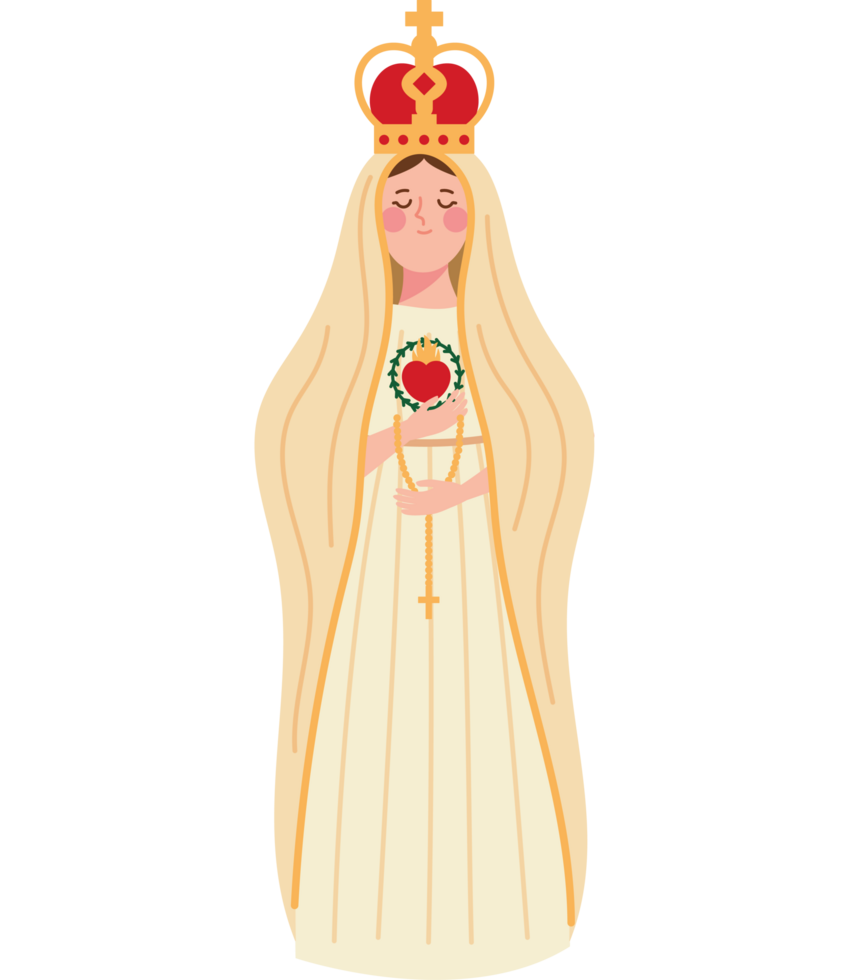 virgin of fatima statue png