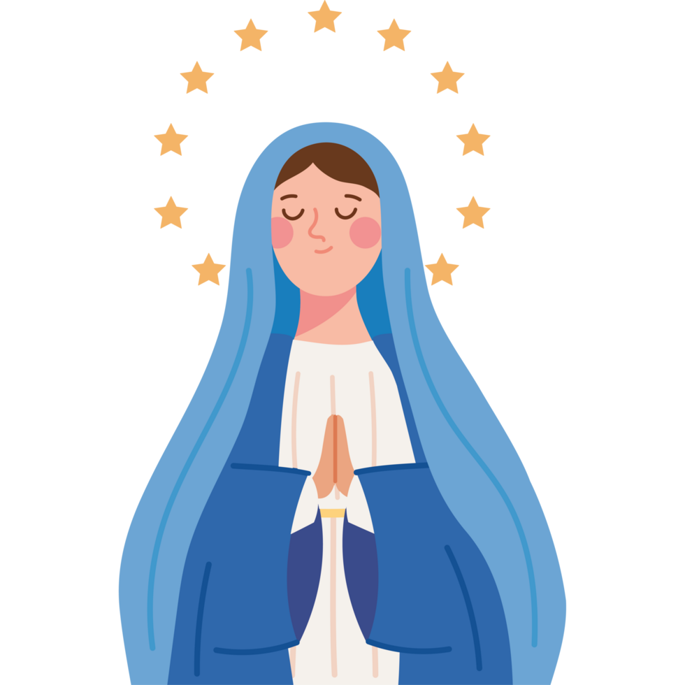 miraculous virgin mary png