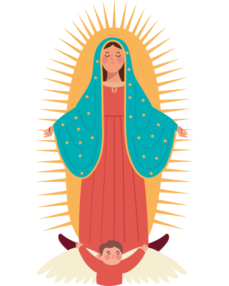 virgin of guadalupe character png