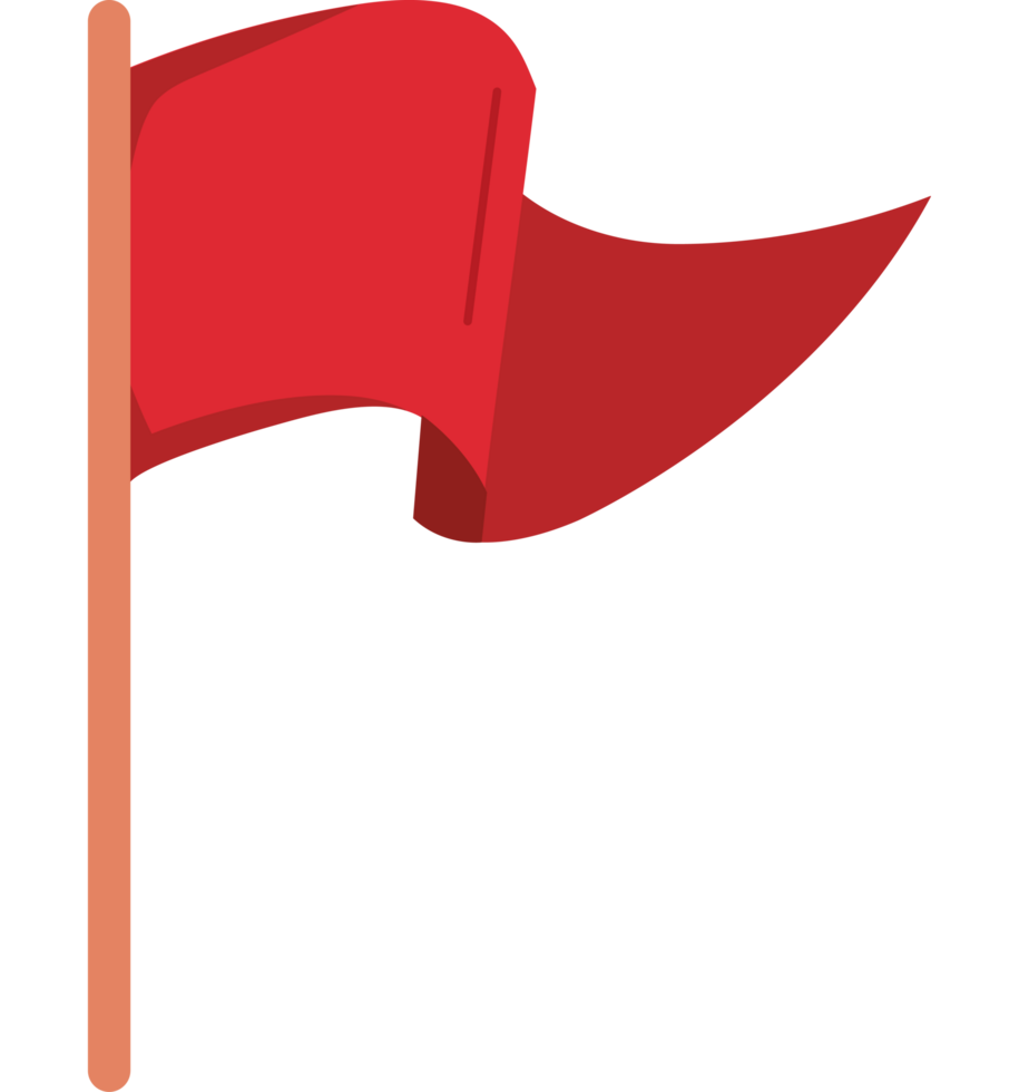 baseball championship red flag png