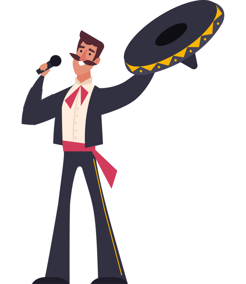 mexican mariachi singer png
