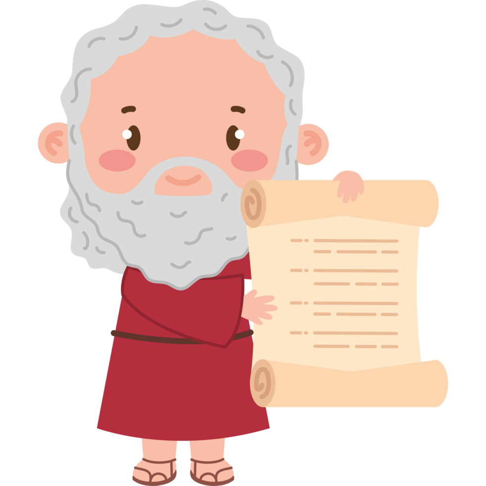 cute moses and covenant png