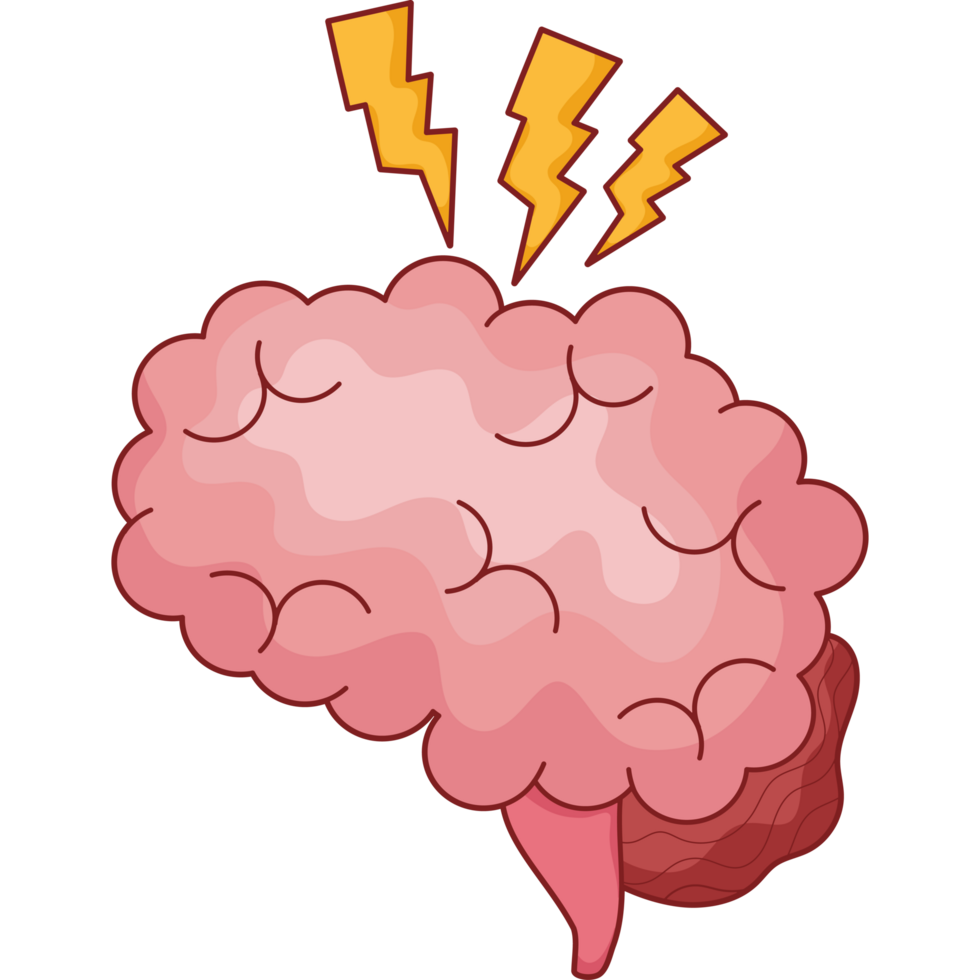 parkinson brain disorder isolated png