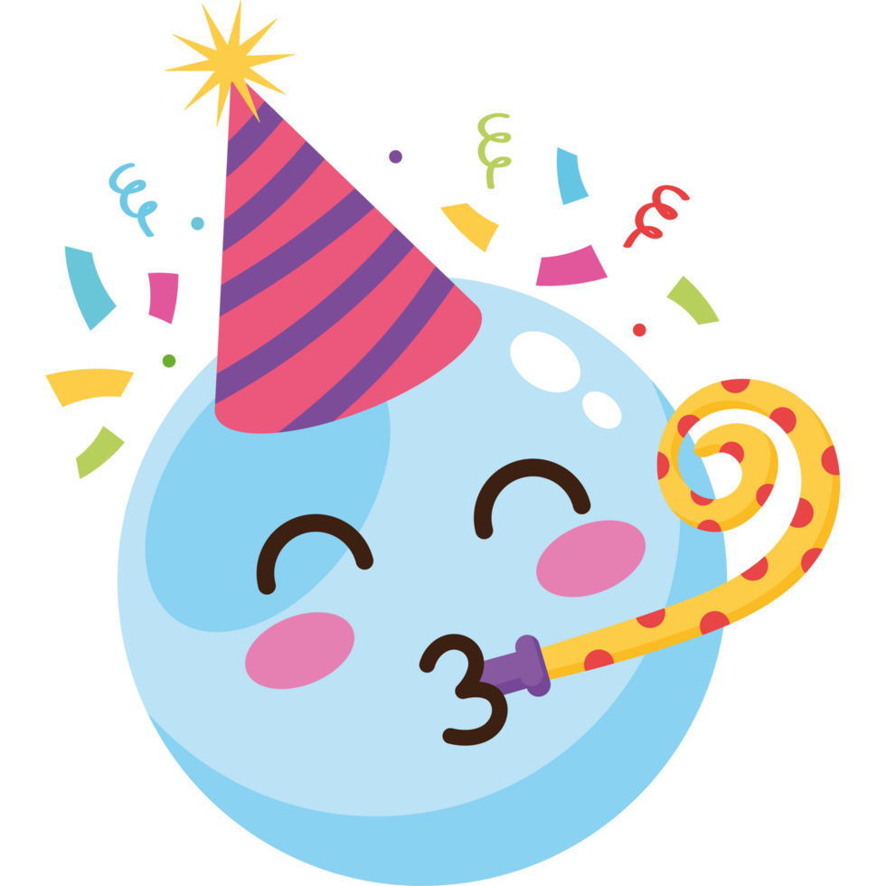 birthday emoji party celebration png