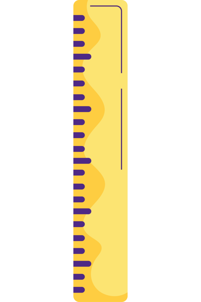 school ruler in cartoon png