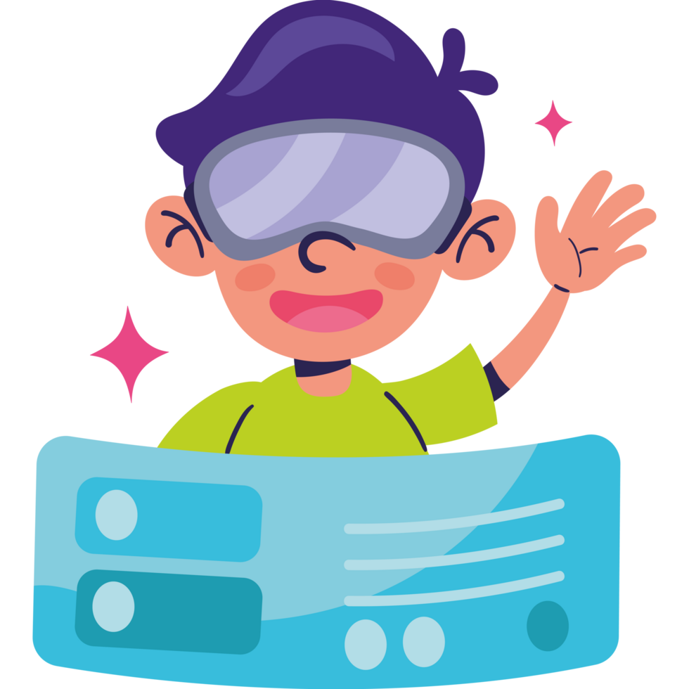 virtual reality user using png