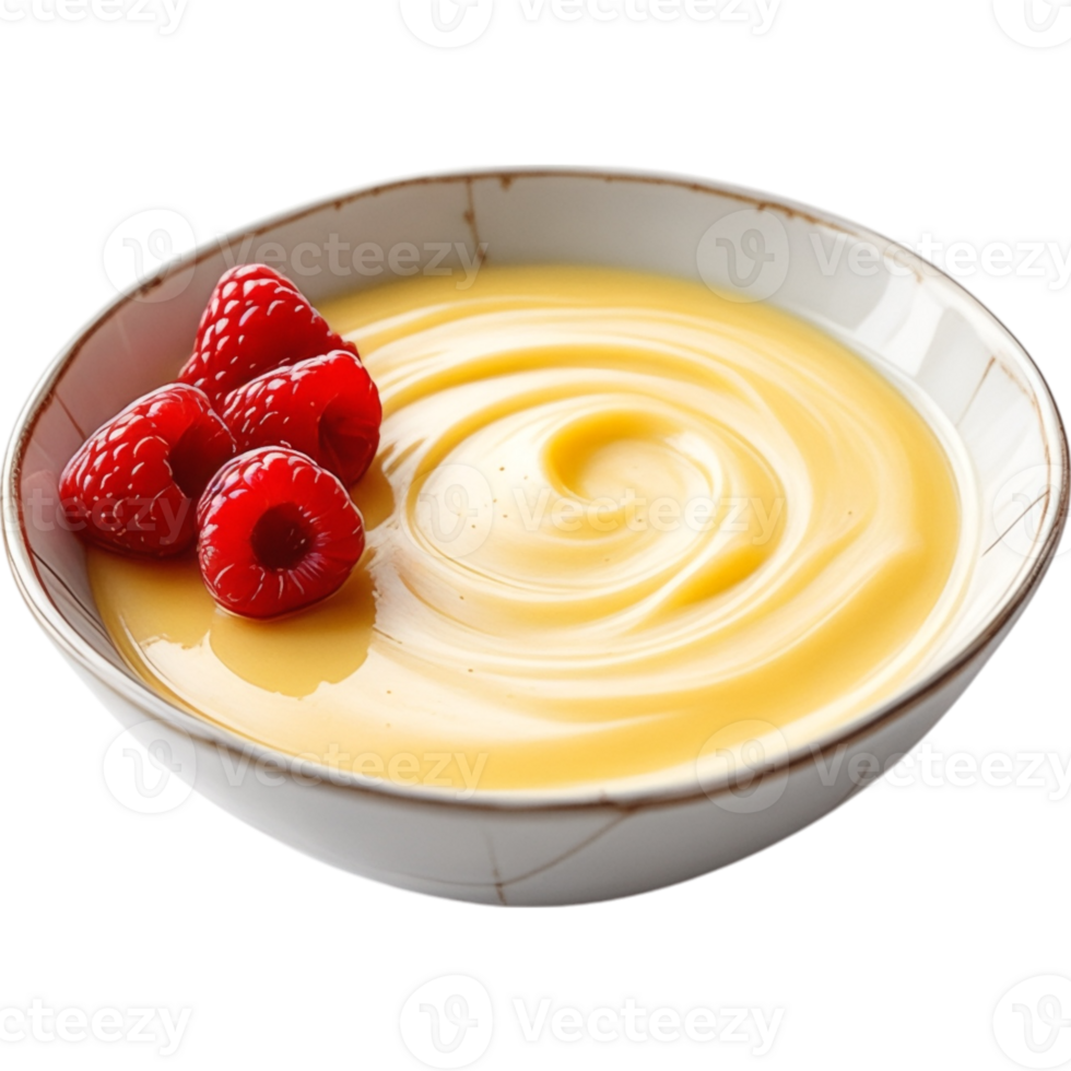 Creamy Lemon Curd with a Raspberry Swirl png
