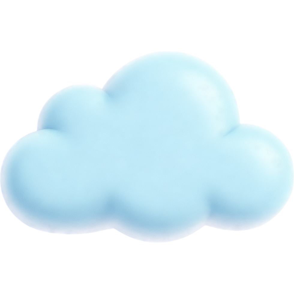 Fluffy Cotton Candy Cloud png