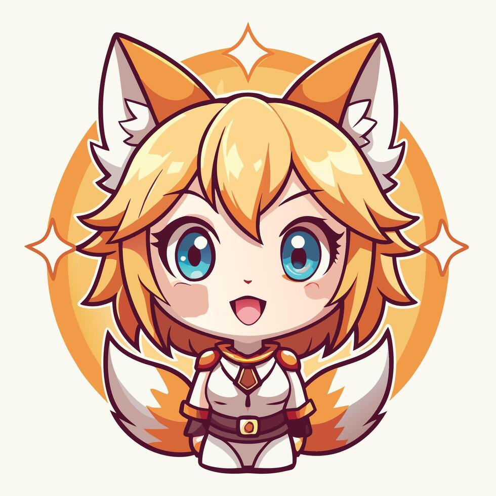foxy fox by kawai vector