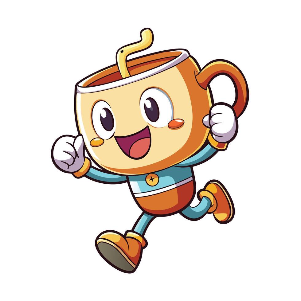 a cartoon character on a white background on a white background vector