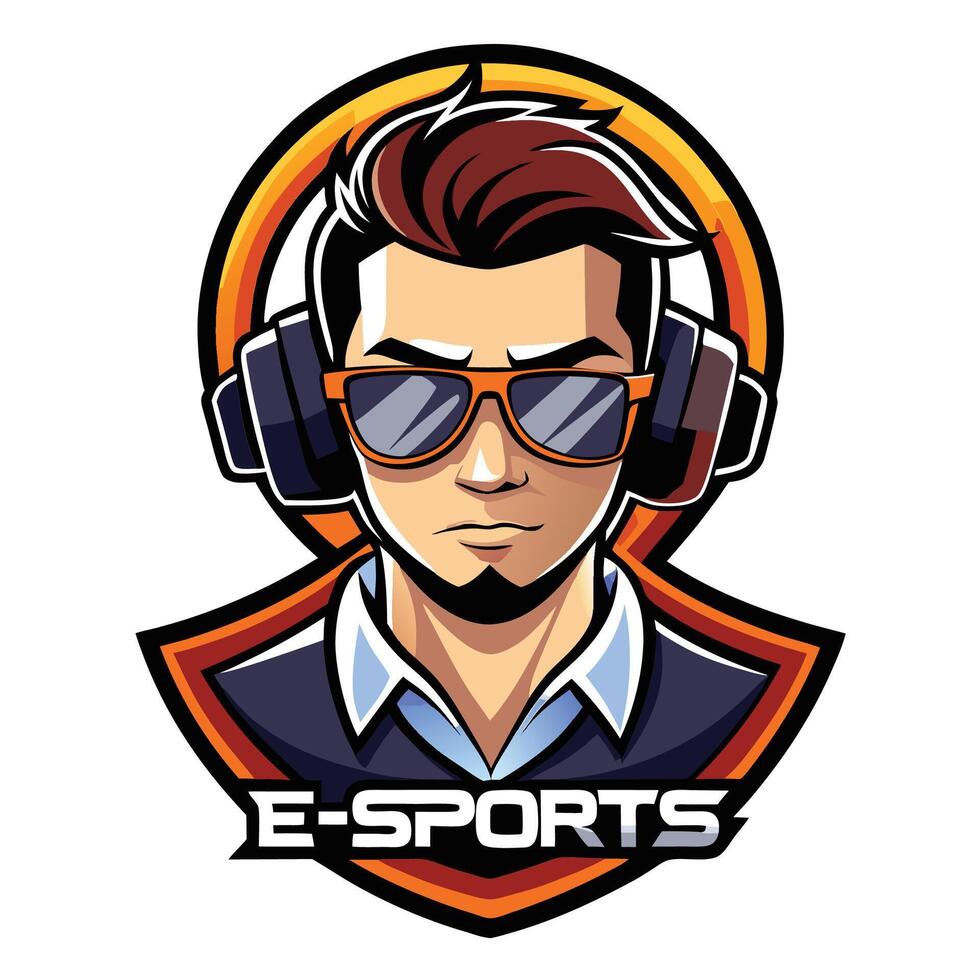 e-sports logo, mascot avatar avatar vector