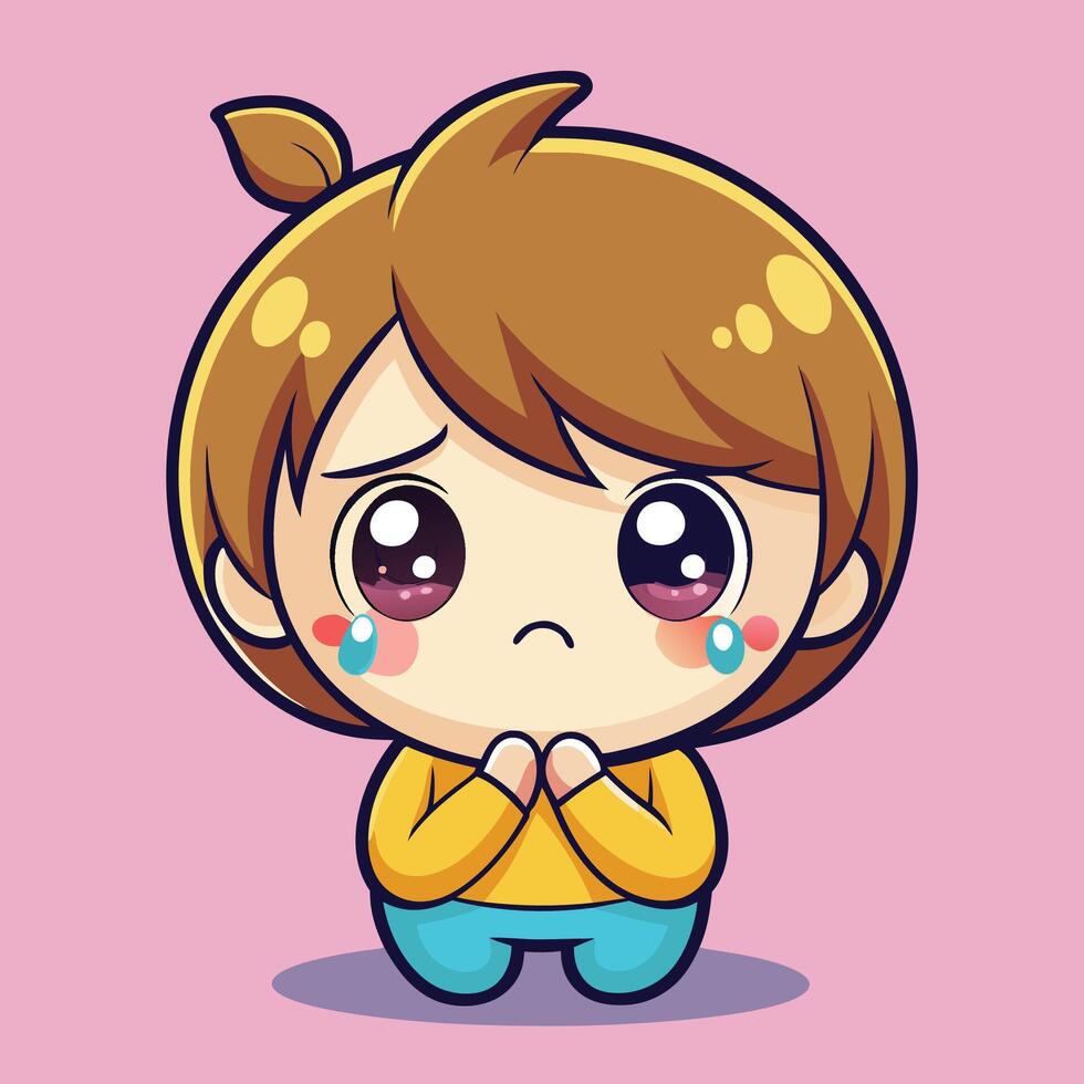 cute little boy crying, crying, crying, crying, crying, crying, crying, crying vector