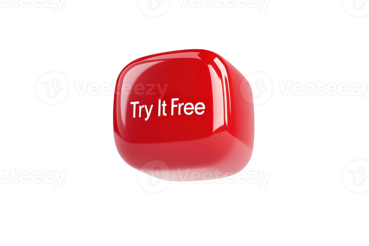 A glossy red button with the text Try It Free prominently displayed. png
