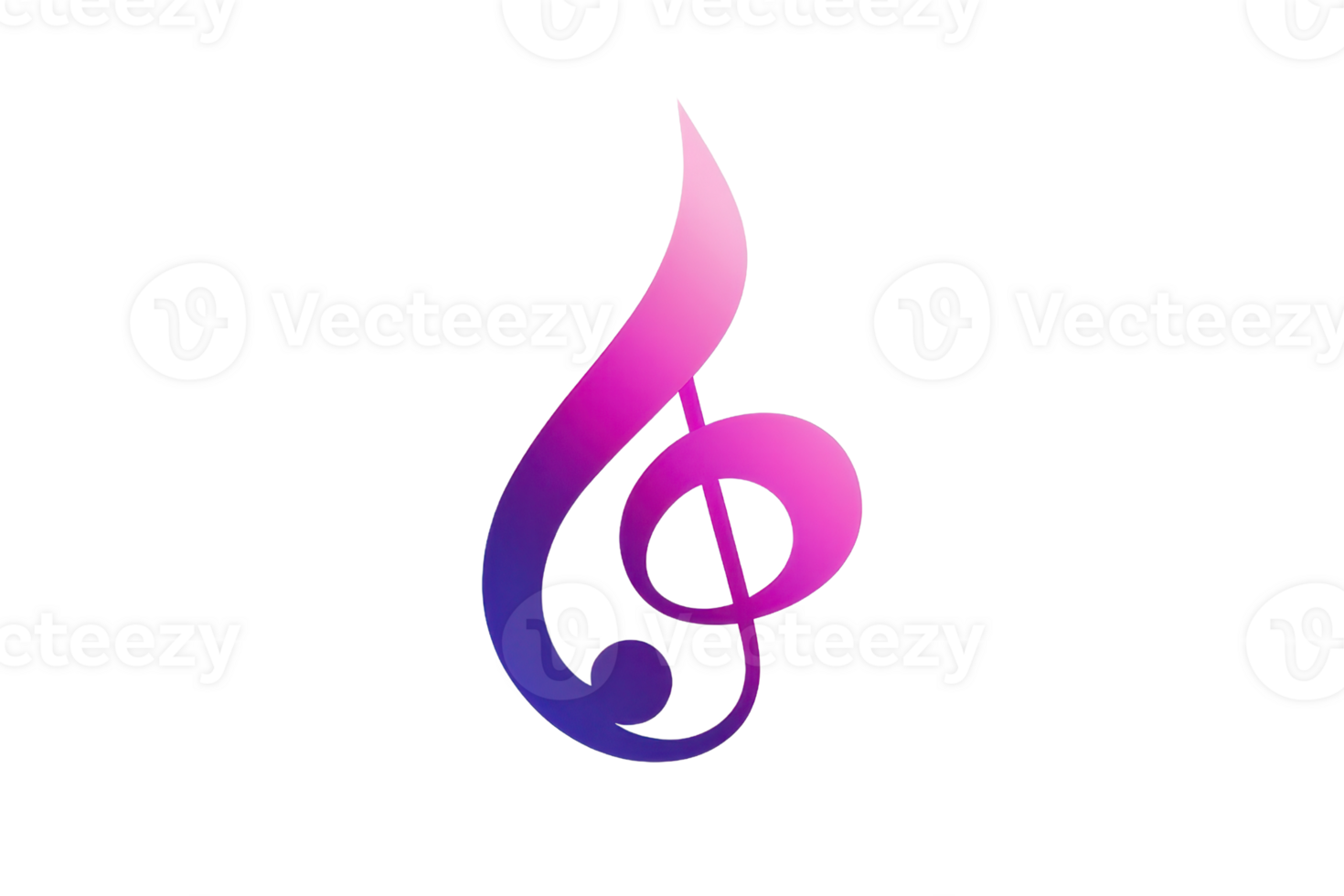 Vibrant music note with a modern, colorful gradient design, symbolizing creativity and melody. Perfect for artistic and musical themes. png