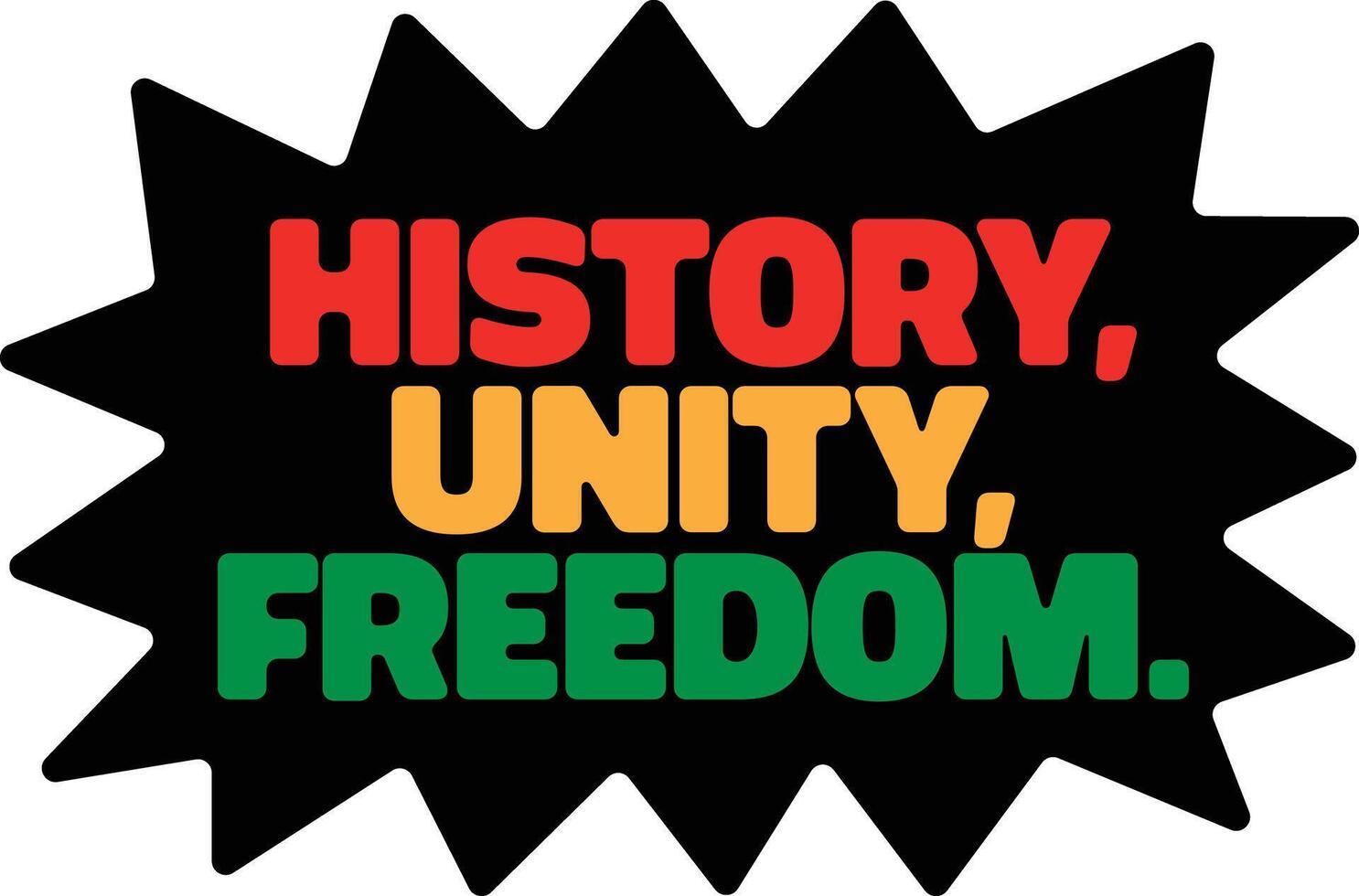 Juneteenth History Unity Freedom Cartoon Clipart vector