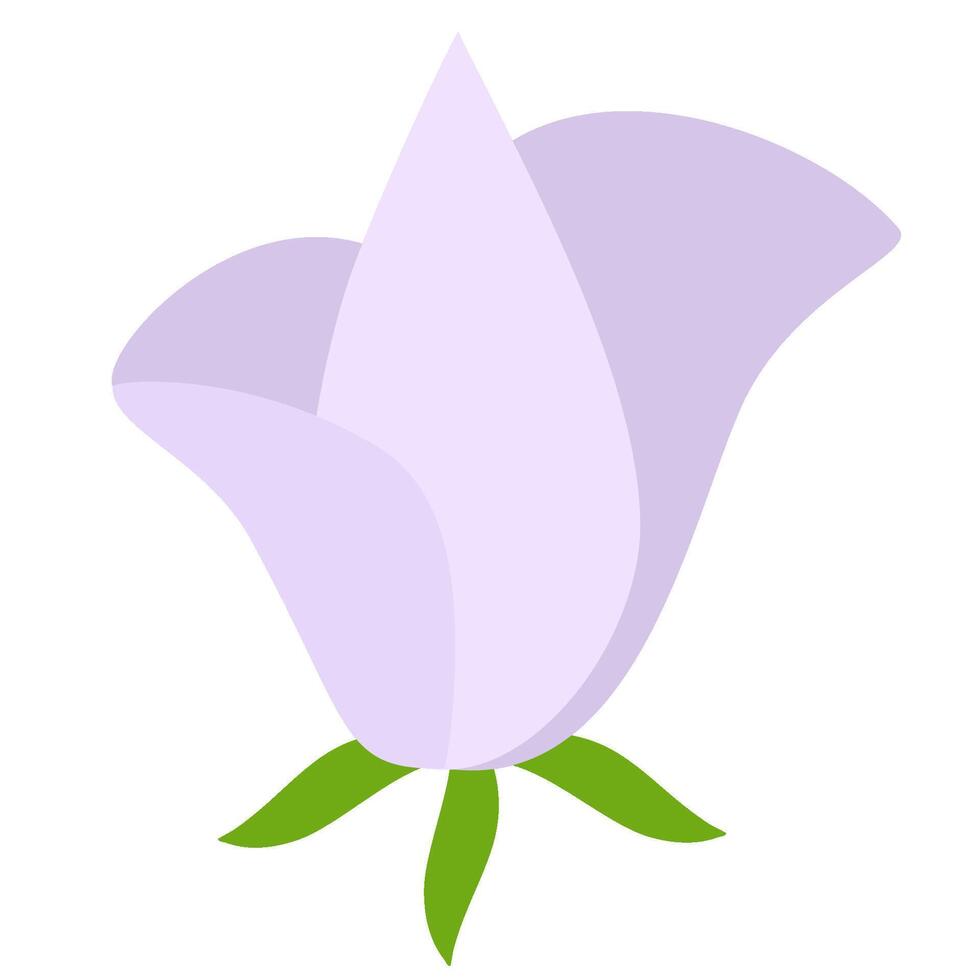 Simple purple flower vector