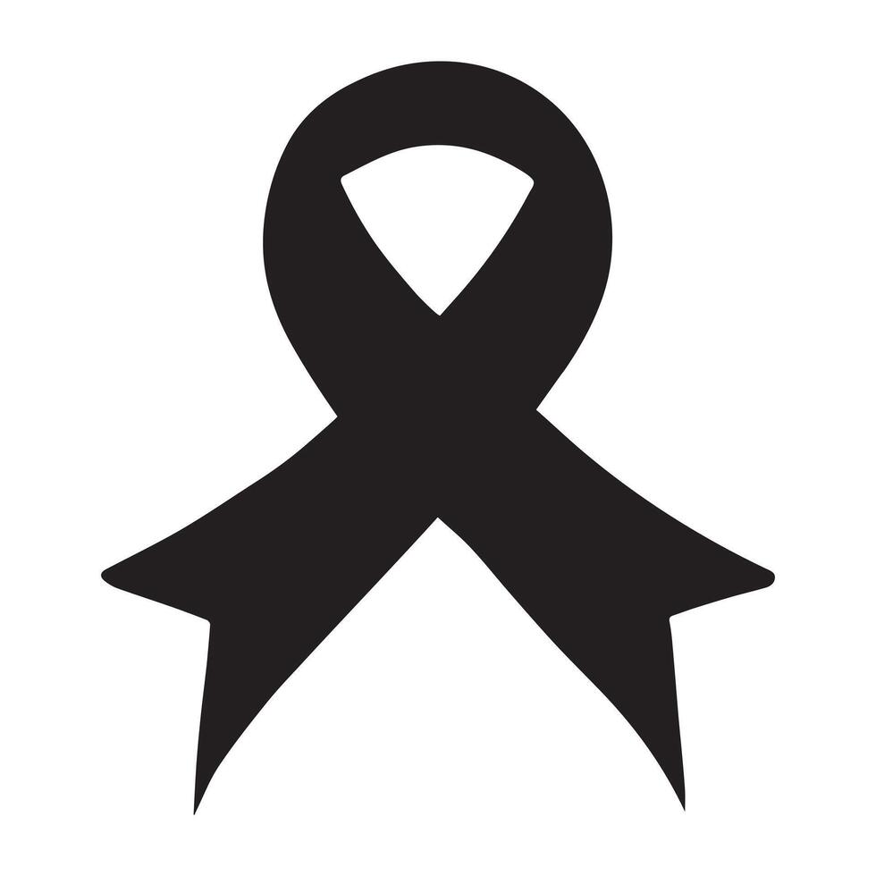 Simplistic Awareness Ribbon for All Causes vector
