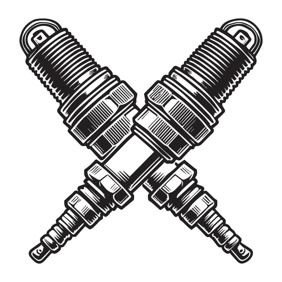 Garage Tools and Equipment Illustration Design for Mechanics vector