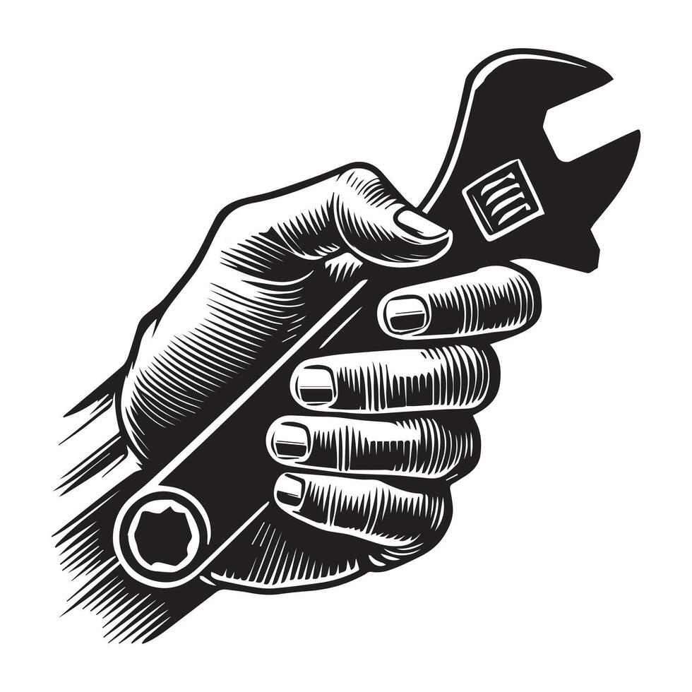 Mechanic Toolset Illustration for Garage Professionals vector