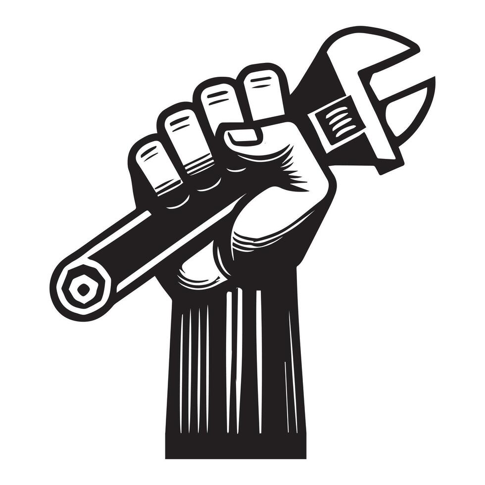 Mechanic Garage Tools Design with Fine Detailing vector