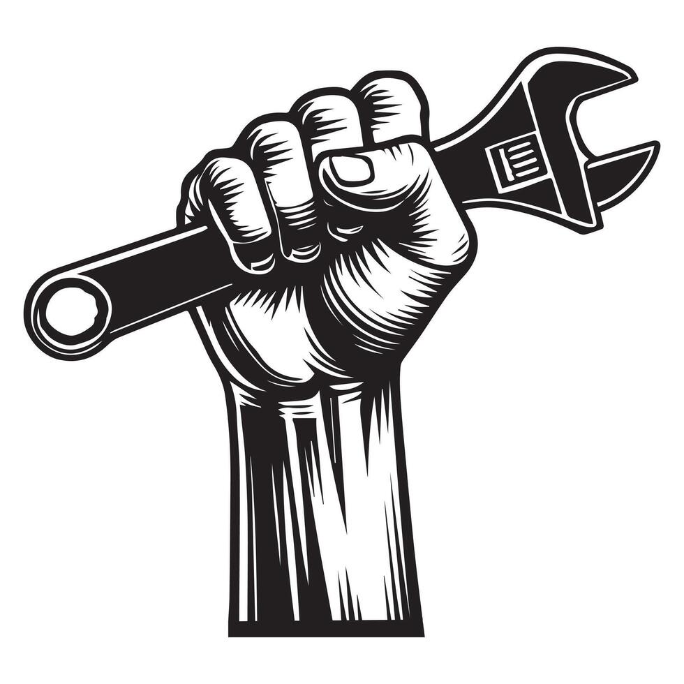 Unique Garage Tools Illustration for Mechanic Use vector