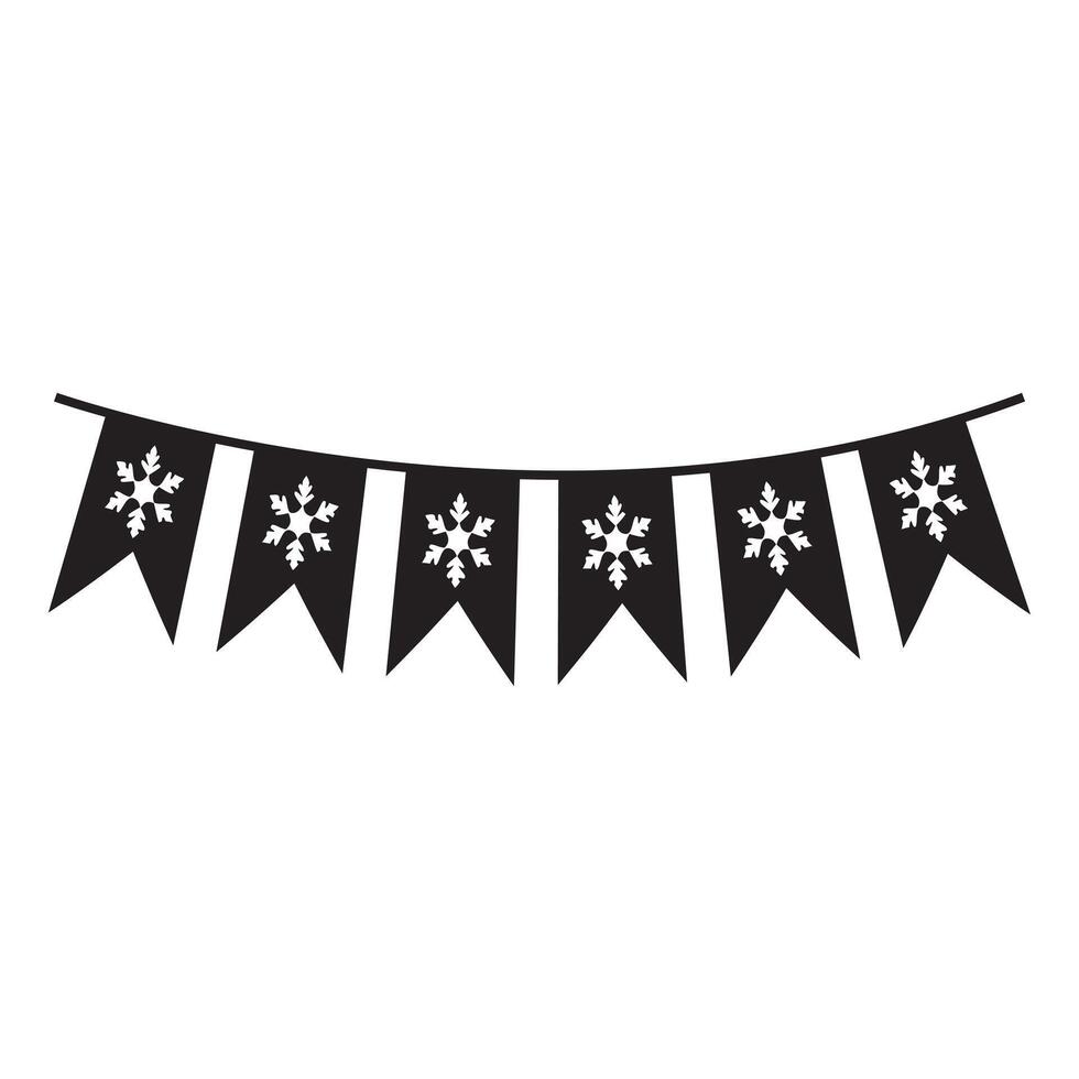 Unique Bunting Banner Flags Design for Festive Decorations vector