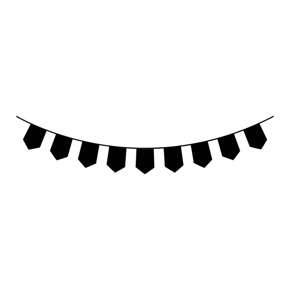 Perfect Bunting Banner Flags Design for Event Decorations vector