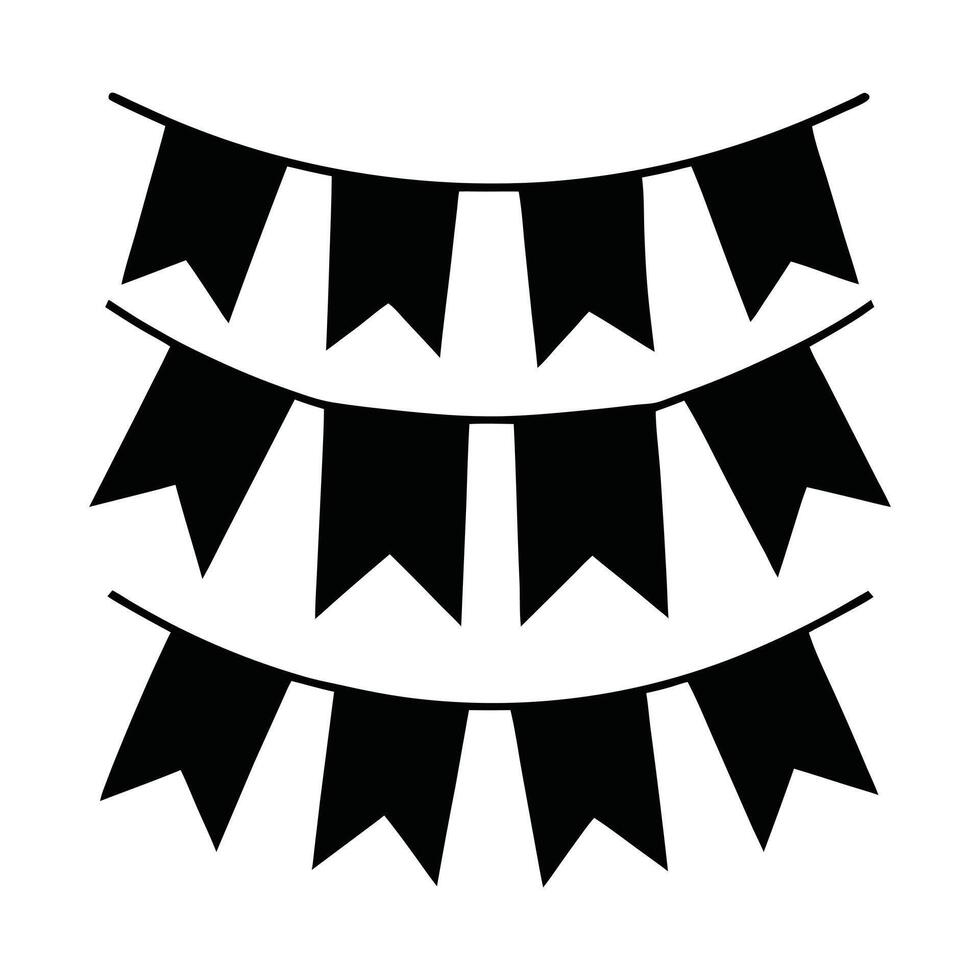 Unique Patterns Bunting Banner Flags Design Bundle vector