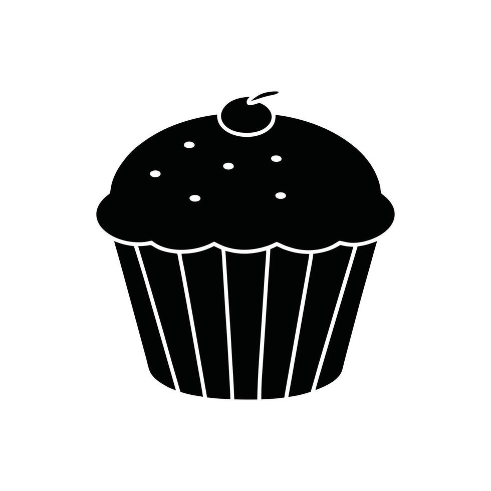 Bright Happy Birthday Cake Isolated Illustration Design vector