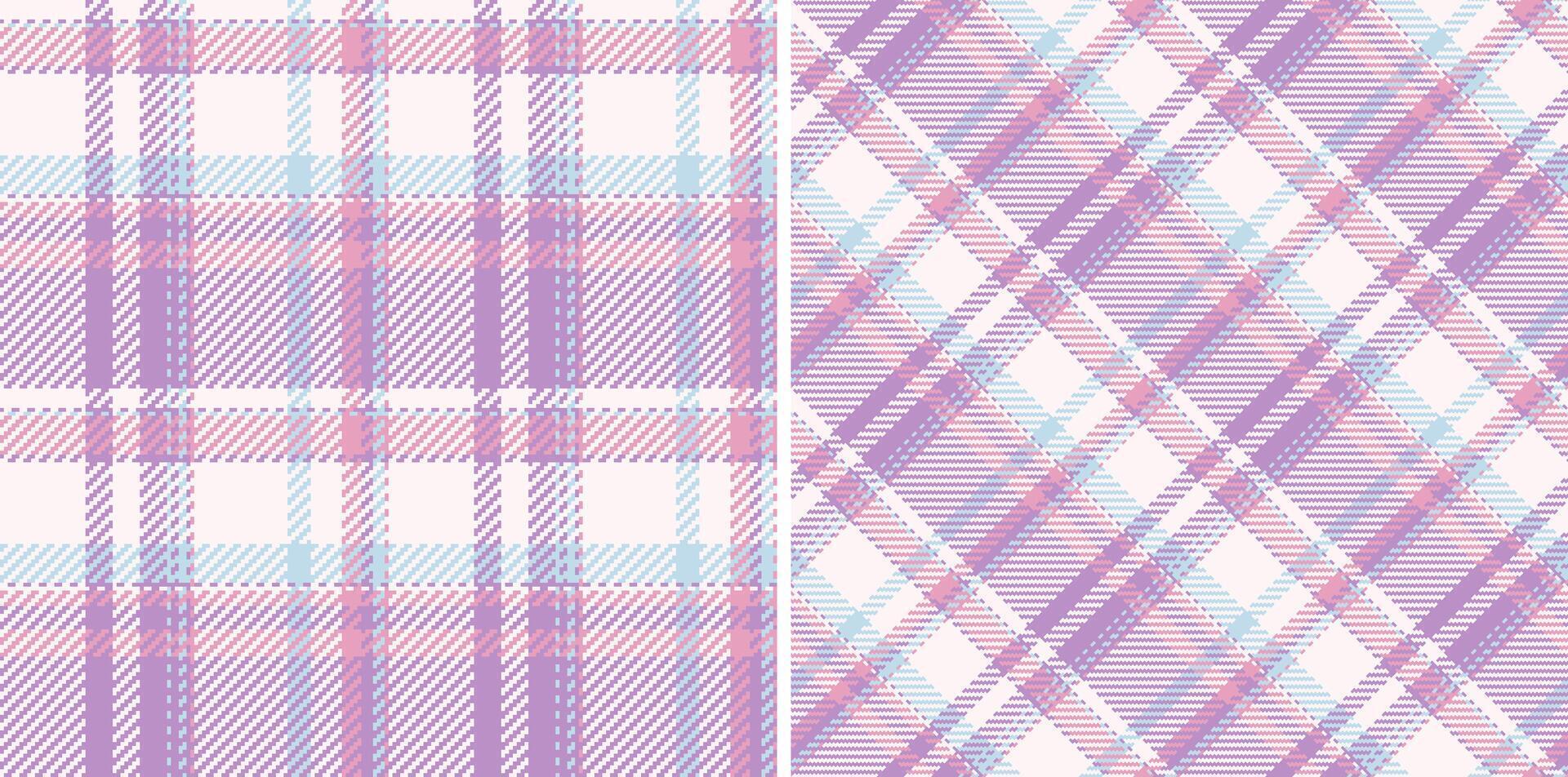 Fabric textile check of tartan texture background with a seamless pattern plaid . Set in cream colors for cozy casual brand clothing . vector