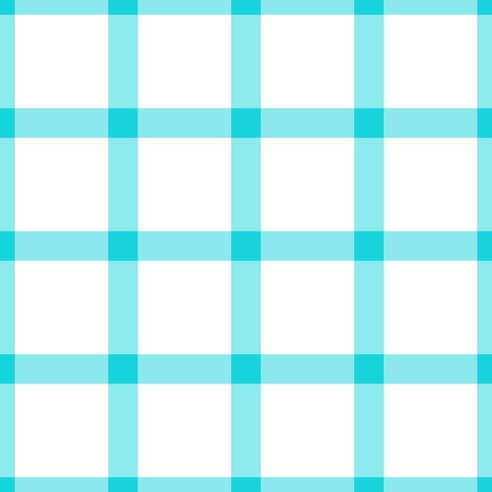 Clean, minimalist aqua blue and white gingham pattern. Perfect for website backgrounds, textile designs, or adding a fresh, modern feel to any project. Versatile and adaptable to various styles. vector