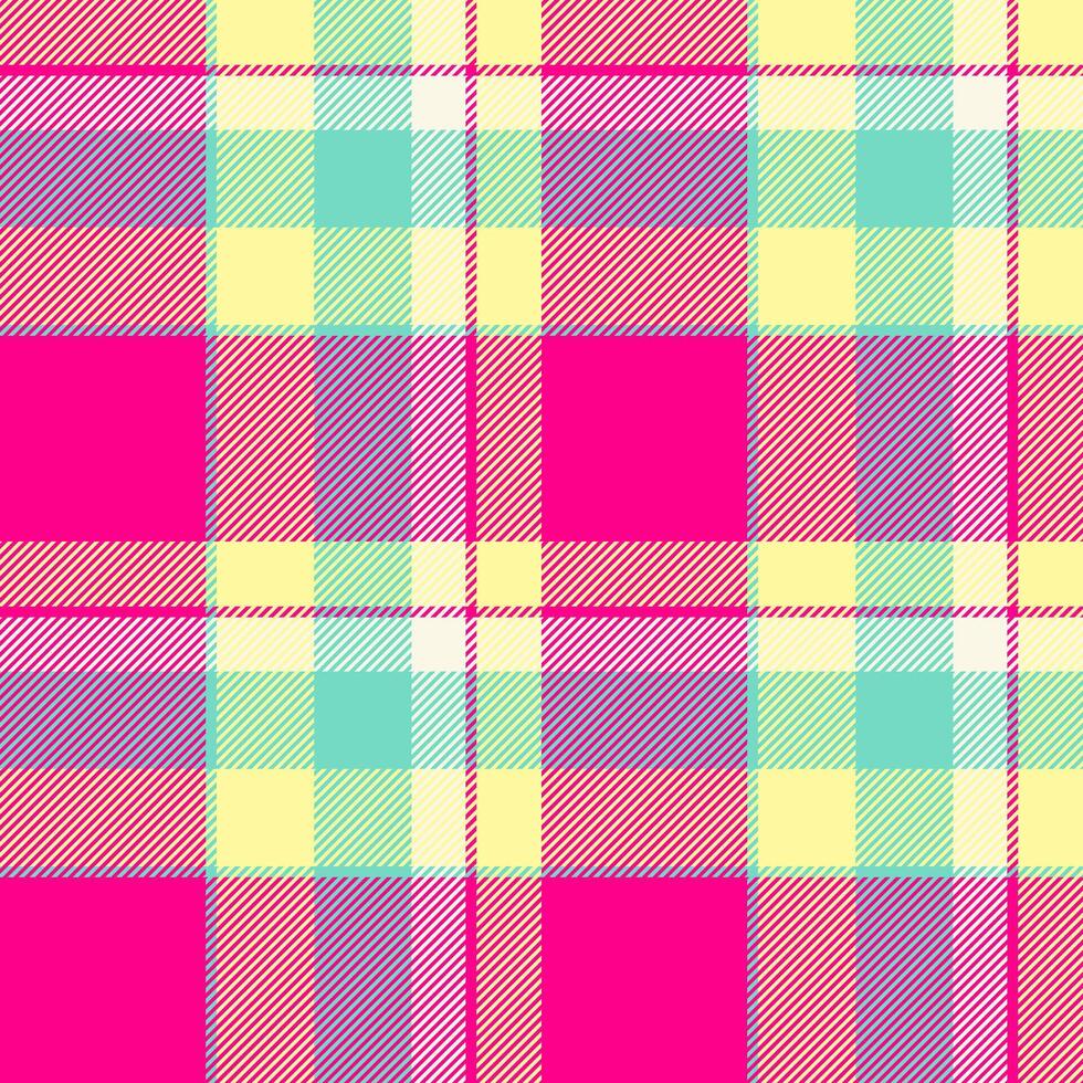 Handkerchief texture background , royalty seamless textile tartan. Proud fabric pattern plaid check in bright and yellow colors. vector