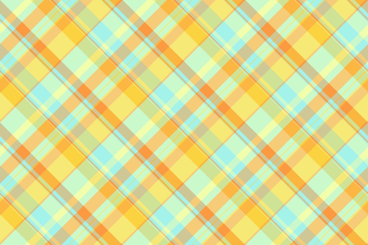 Scrap pattern plaid , living room background check fabric. Grid texture textile seamless tartan in light and amber colors. vector