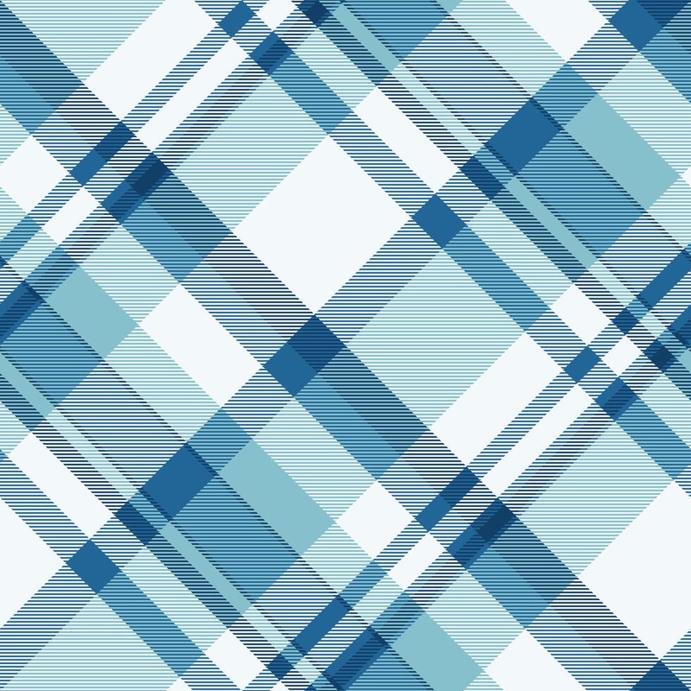 Poncho tartan check , printout seamless background fabric. Fashionable texture pattern plaid textile in cyan and alice blue colors. vector