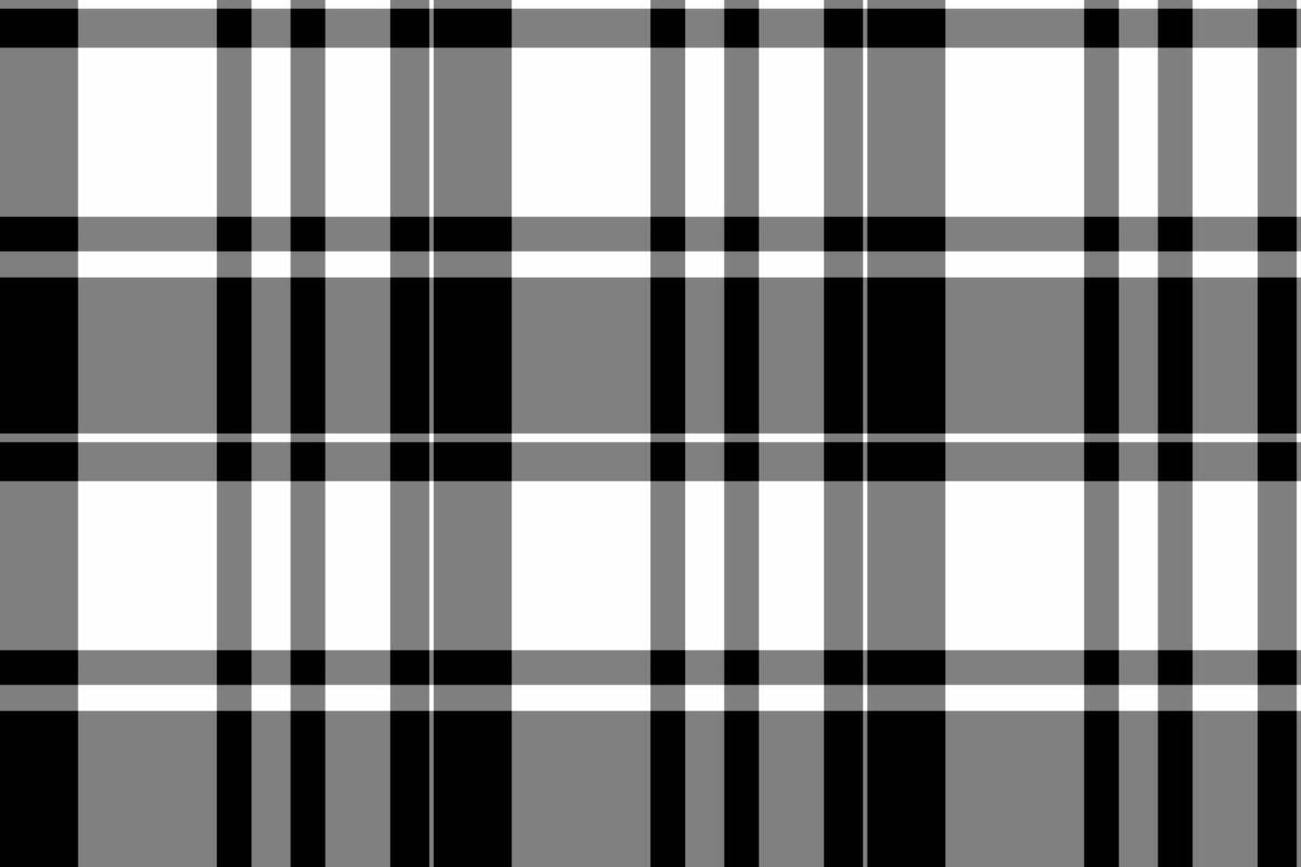 Finish check background tartan, invite textile pattern seamless. Awesome plaid fabric texture in gray and white colors. vector