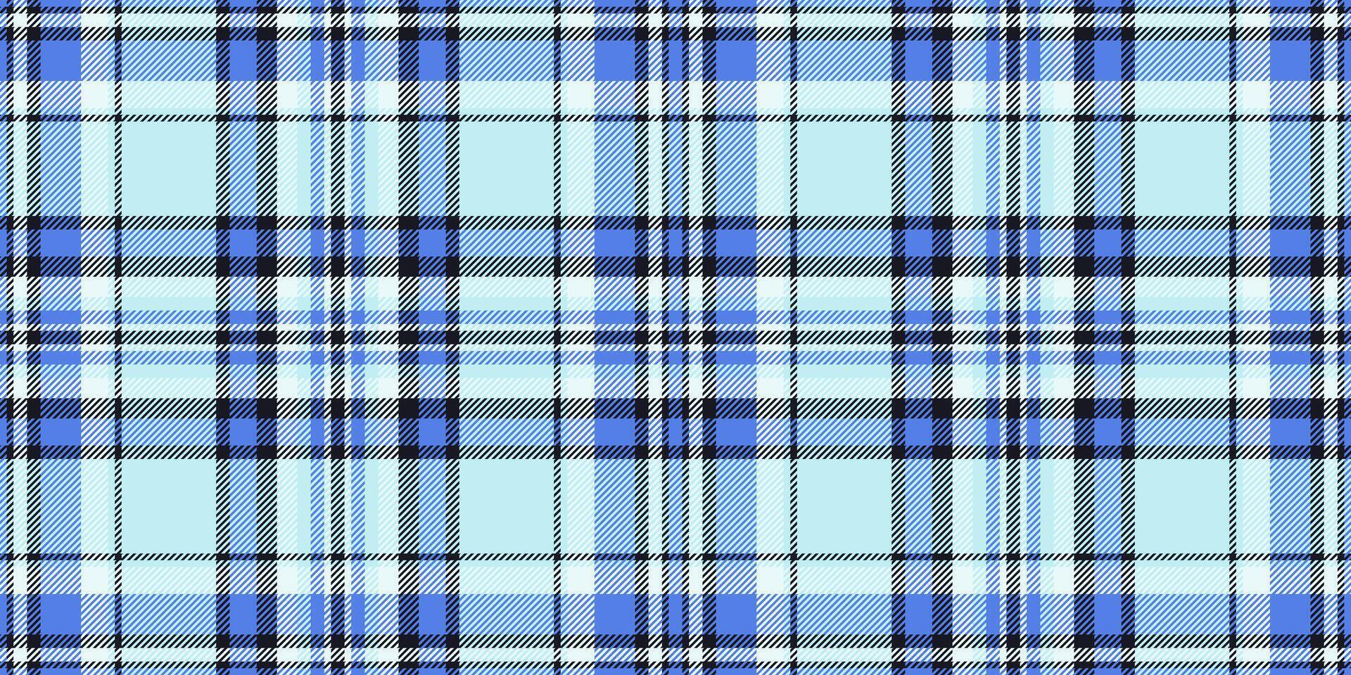 Beautiful seamless blue and white plaid pattern. Ideal for textile design, fabric prints, wallpaper, scrapbooking, and more. The subtle color variation adds a touch of elegance. vector