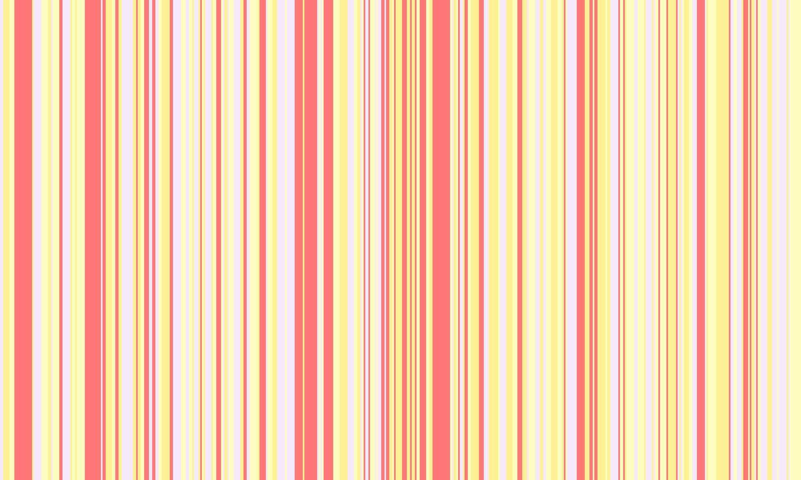 Vibrant pastel stripe pattern. Perfect for backgrounds, textiles, website design, and more. This cheerful, seamless design features thin vertical stripes in shades of coral, pale yellow, and lavender. vector