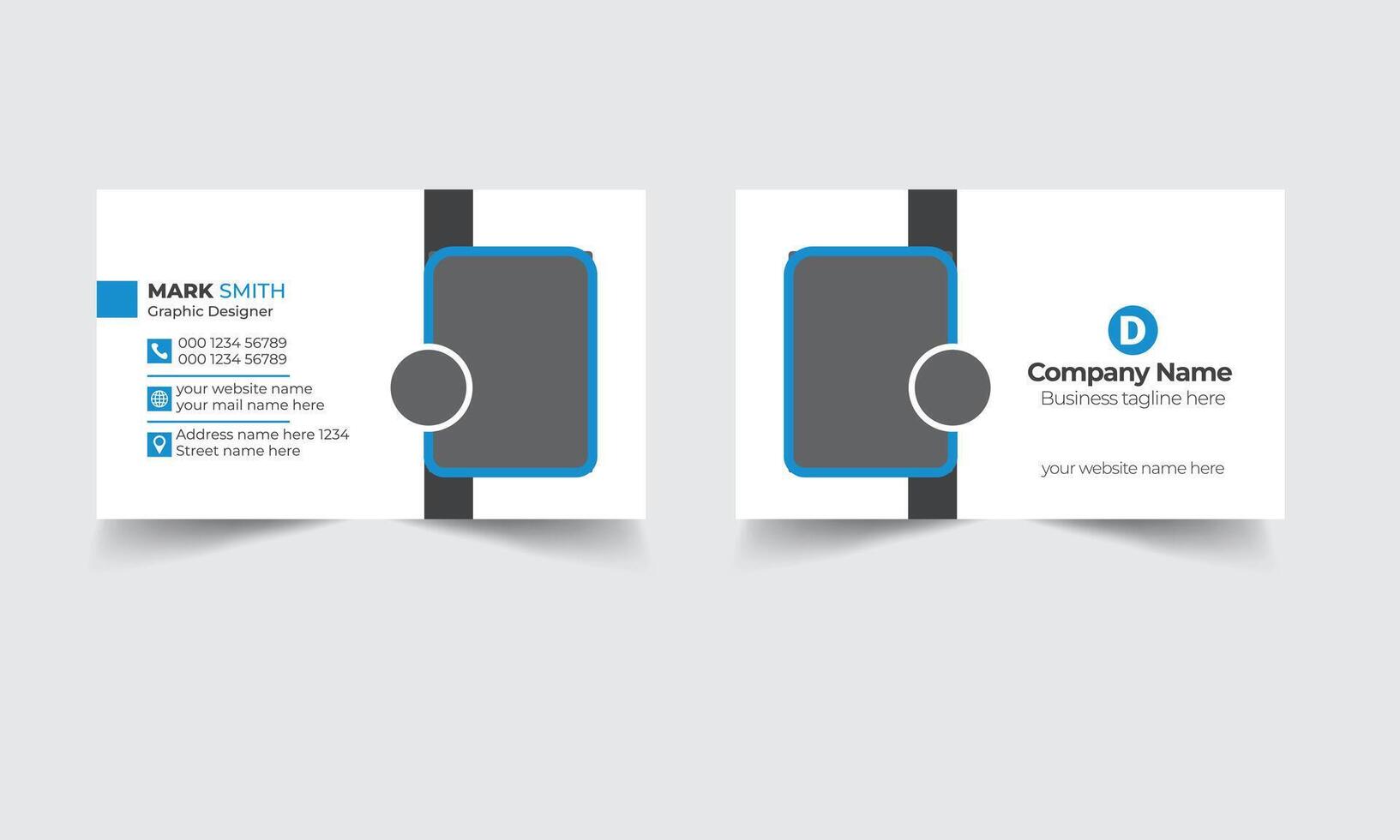 Modern and Clean Business Card Template vector
