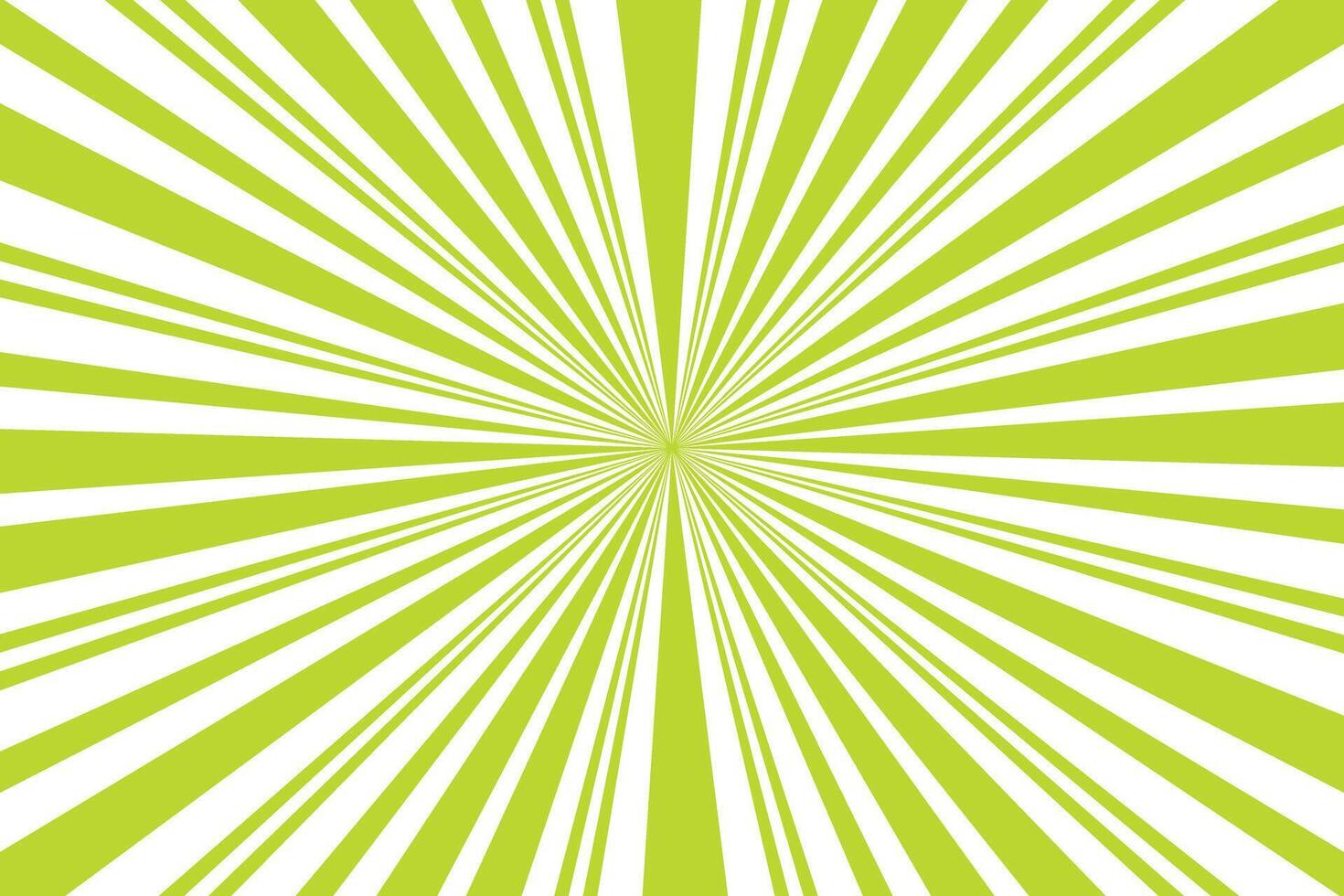 simple abstract grass green color creative geometric sunburst monochrome line pattern green and white sunburst burst vector