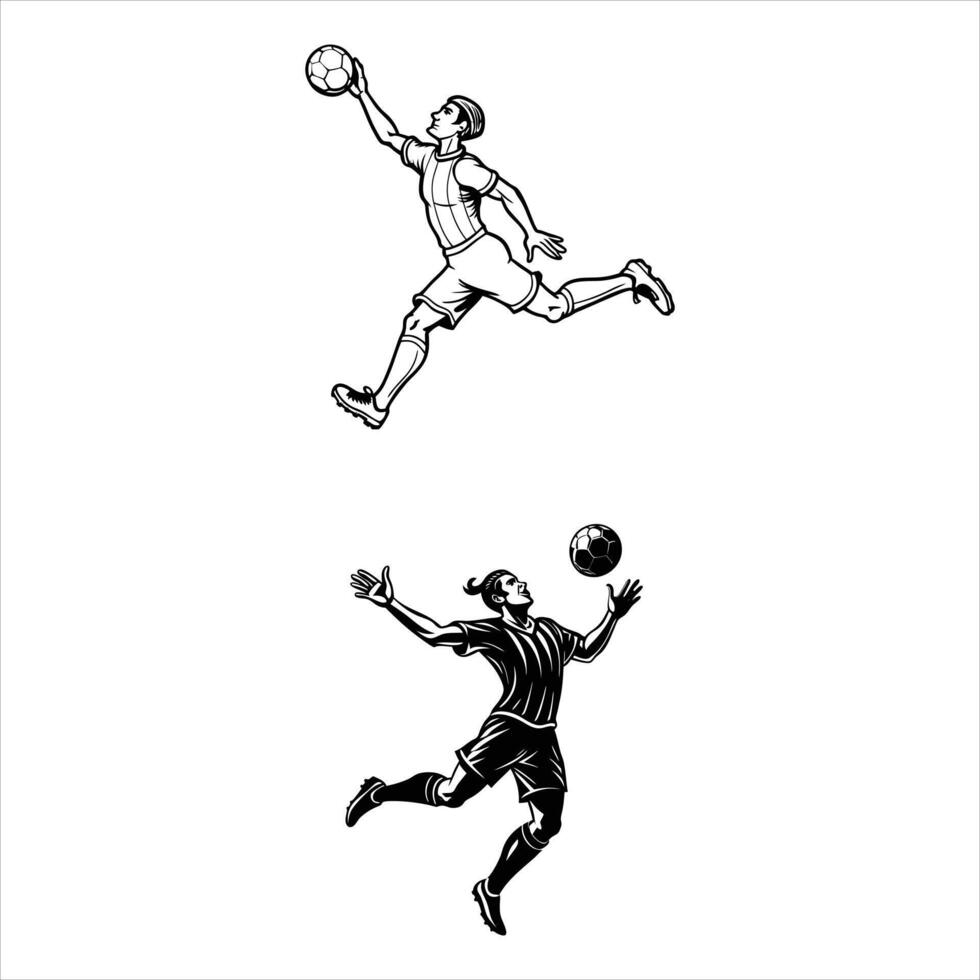 Heading Ball Vectors. vector